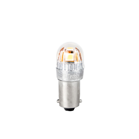 Set doua becuri LED, BA9s, T4W, 12-24V, 1W, lumina alba