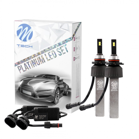 Set doua Becuri LED Platinum, H10, 5200lm, 5700K - M-TECH  LSO10