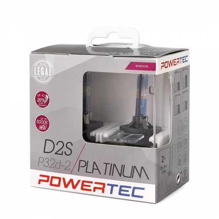 Set doua Becuri Xenon Platinum, +130%, D2S, P32d-2, 5000K - M-TECH  PTZPTD2S-DUO [3]