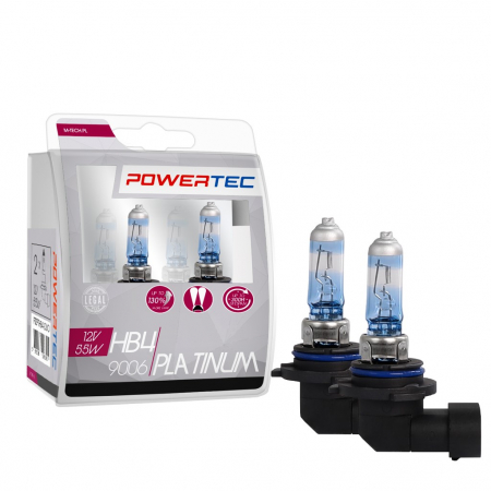 Set doua Becuri Platinum, +130%, HB4, 12V, P43t, 65W - M-TECH  PTZPTHB4-DUO