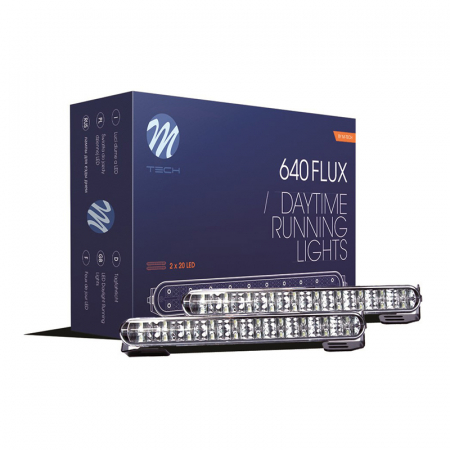 Lumini, Becuri, Proiectoare - Set doua lampi LED de zi, DRL, 1224V - M-TECH LD640