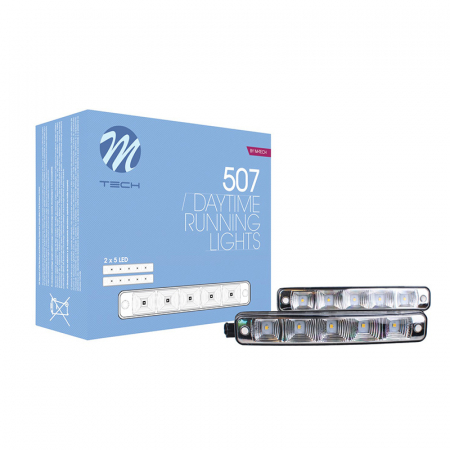 Lumini, Becuri, Proiectoare - Set doua lampi LED de zi, DRL, 12V