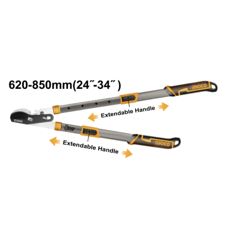 Set foarfeci pomi, 4 piese, SK5, telescopic pentru gradina crengi si gard viu [1]