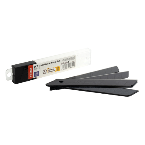 Noutati - Set Lame Cutter SK5 Negre, 18mm, 10 Bucati