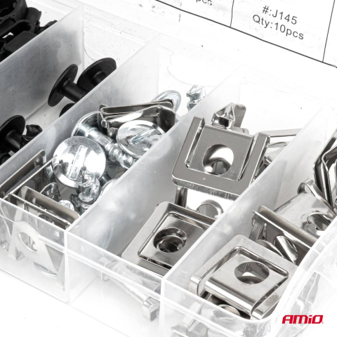 Set suruburi si cleme de fixare din plastic si metal, 60 piese [1]