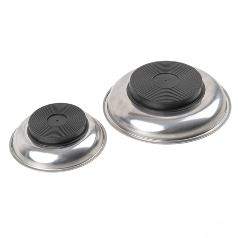 Set tavi magnetice din otel inoxidabil, 11cm + 15cm, organizare suruburi, piese metalice [5]