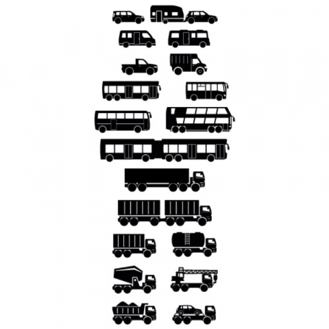 Sistem de senzori, avertizare, de punct mort, camion [5]