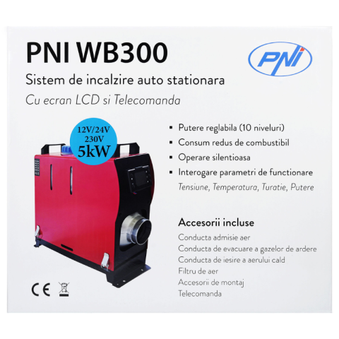 Sistem Incalzire Stationar, 5kW, 12V / 24V, Alimentare 230V, Telecomanda, Rezervor 5L, Sirocou [7]