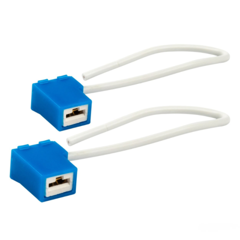 Soclu Ceramic H1/H3, Mufa Unghiulara 12/24V, Set 2 Bucati [1]