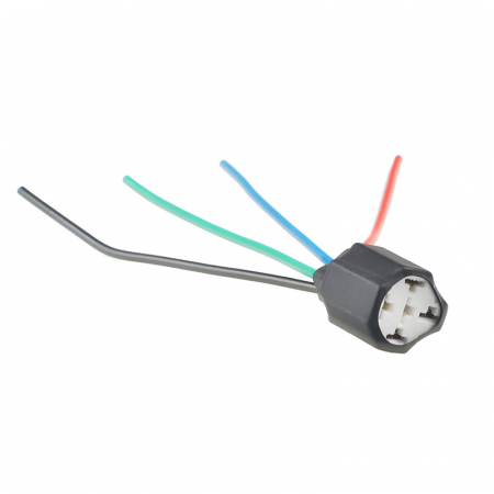 Electrice auto, camioane si remorci - Soclu ceramic pentru releu 4 PINI