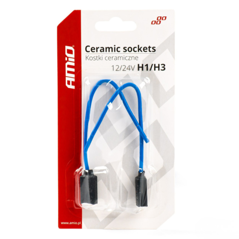 Soclu Conector Ceramic H1/H3, Mufa Auto 12/24V, Set 2 Bucati [2]