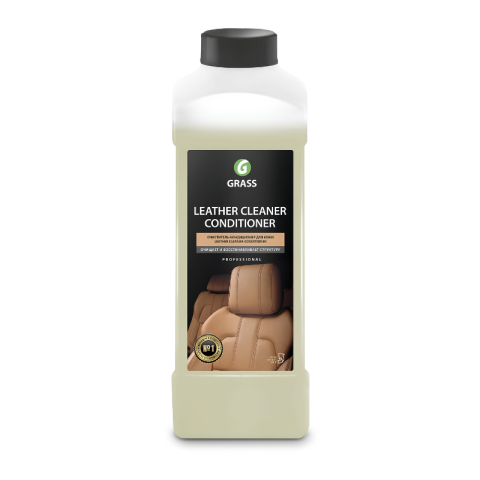Cosmetica interior si exterior auto - Solutie profesionala GRASS Leather Cleaner Conditioner pentru curatarea si conditionarea pielii, 1 L