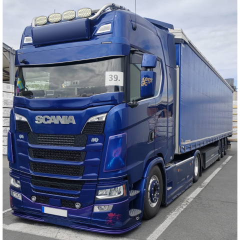 Spoiler inferior pentru bara medie Scania NG, cu nervura embosata [2]