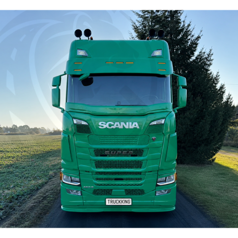 Accesorii Diverse - Spoiler inferior pentru bara medie Scania NG, cu nervura embosata