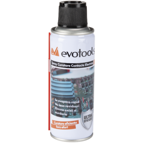 Degripante, lubrifianti, creme si adezivi - Spray Curatare Contacte Electrice, 200 ml, Degresant, Lubricare, Anti-Oxidare, Imbunatatire Contact
