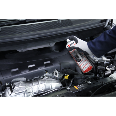 Spray siliconic Profesional, S420, 500ml, rezistent la temperaturi inalte, lubrifiant antistatic [3]