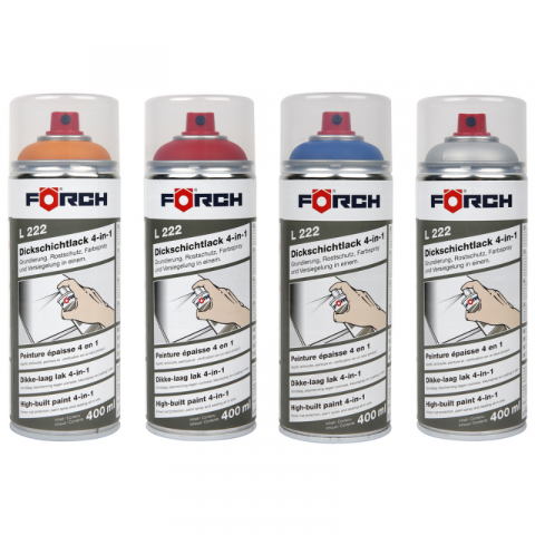 Spray vopsea 4 in 1, culoare ALB RAL R9010, 400ml, L222 [1]