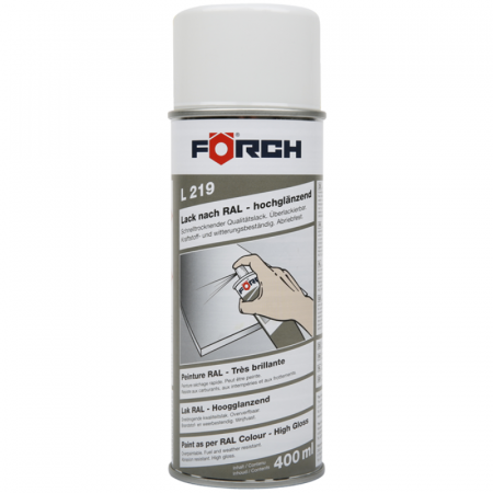 Spray vopsea cu uscare rapida, interior/exterior, nuanta ALB METALIZAT R9016