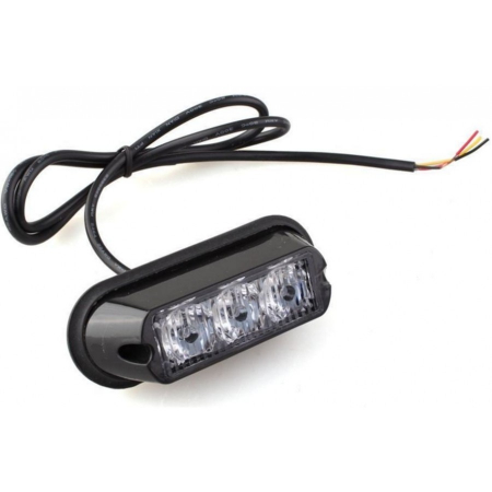 Stroboscoape Auto - Stroboscop, 3 functii, carcasa aluminiu, 106mm - Truck LED L2285-ALR
