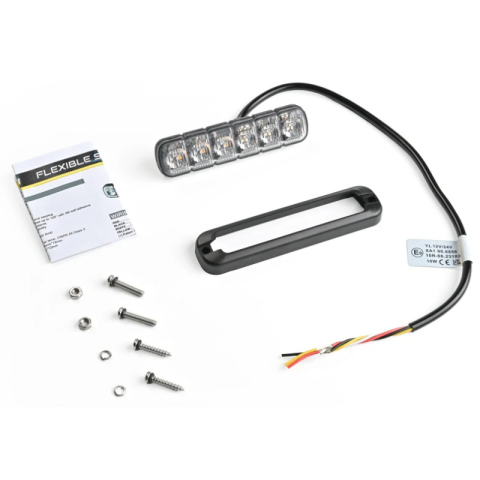 Stroboscop LED Flexibil Auto, 11,7 x 2,7cm, 12-24V [5]