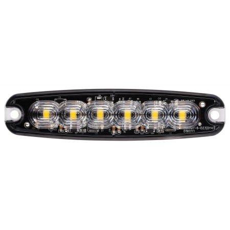 Stroposcop Slim, Lampa Speciala De Avertizare, Galbena, 130mm - Truck LED LW0038 [1]