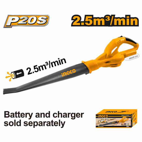 Suflanta frunze pe acumulator, P20S, 210 km/h, 20V, 0.042 m³/s [3]