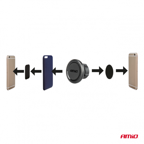 Suport Magnetic Telefon Auto Flexibil pentru Parbriz [4]