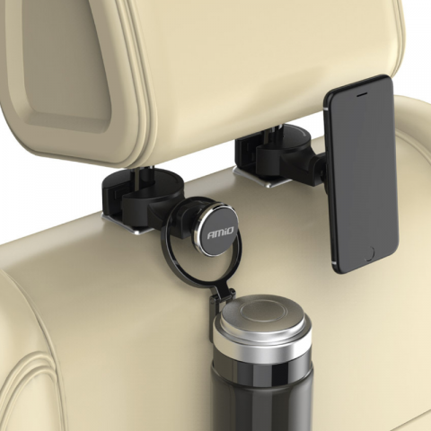 Suport Magnetic Telefon Tetiera Auto cu Carlig, THOLD-01 [1]