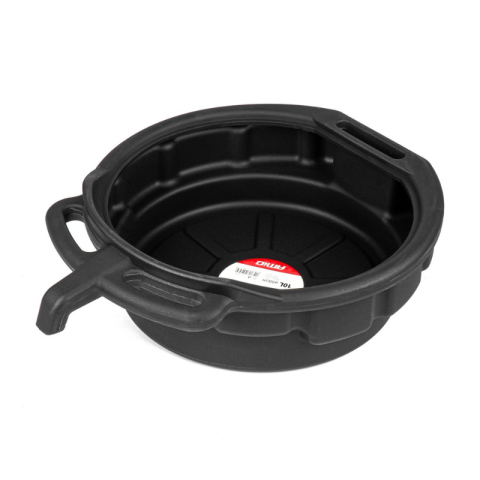 Tava Colectare Ulei, 10L, cu Palnie Integrata, Diametru 50 cm, pentru Schimb Ulei si Lichide Tehnice