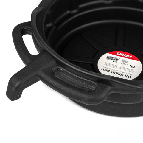 Tava Colectare Ulei, 10L, cu Palnie Integrata, Diametru 50 cm, pentru Schimb Ulei si Lichide Tehnice [1]
