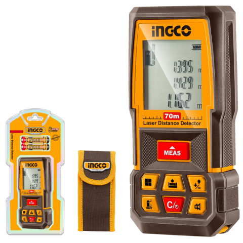 Noutati - Telemetru Laser Profesional, Masurare Distanta 70m, Precizie 2.0mm, Functii Volum Suprafata Pitagora, Instrument Digital Constructii