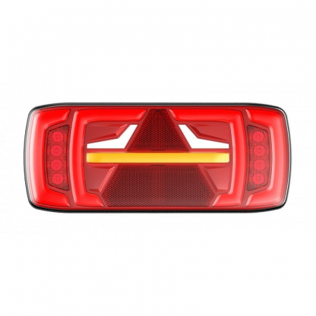 Tripla cu semnalizare dinamica si triunghi, 316 x 130mm - Truck LED 1918 L1919
