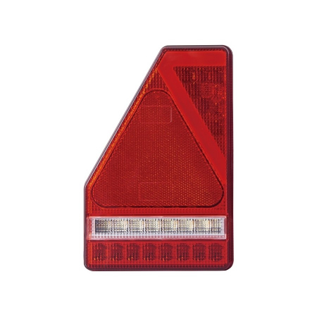 Tripla, lampa semnalizare cu LED si triunghi, 14.5 x 21.8cm, pentru remorci si trailere - Truck LED [1]
