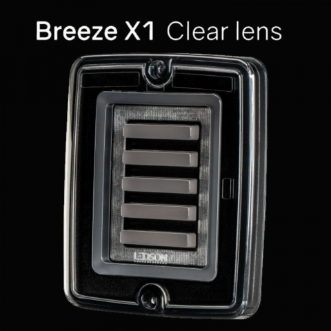 Tripla, Lampa spate LED Breeze X1, Lentila Transparenta, 11 x 13,3 x 2,8cm [4]