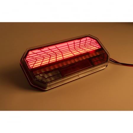Tripla, lampa stop LED cu efect Neon si semnalizare dinamica cu 6 functii, 23.5 x 11cm [3]