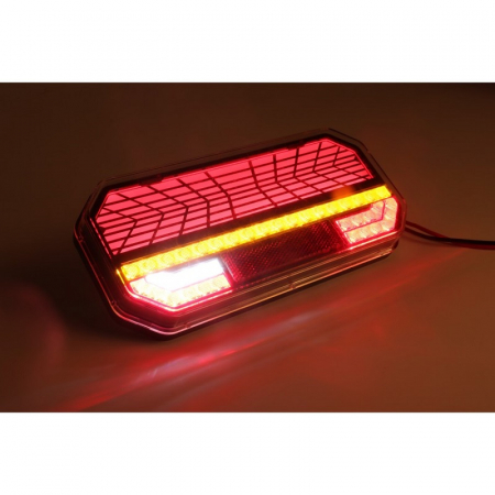 Tripla, lampa stop LED cu efect Neon si semnalizare dinamica cu 6 functii, 23.5 x 11cm [10]