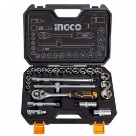 Chei si truse chei - Trusa chei tubulare 25pcs, 1/2 - INGCO  HKTS12251