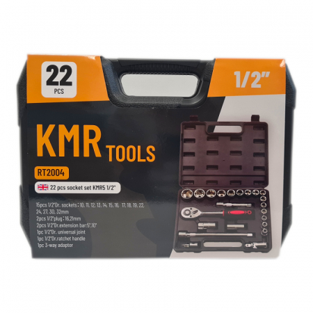 Trusa de 22 chei tubulare, si antrenor 1/2’’ [2]