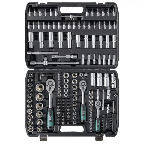 Chei si truse chei - Trusa de chei combinate 172 piese, set tubulare, 1/2" 3/8" 1/4"