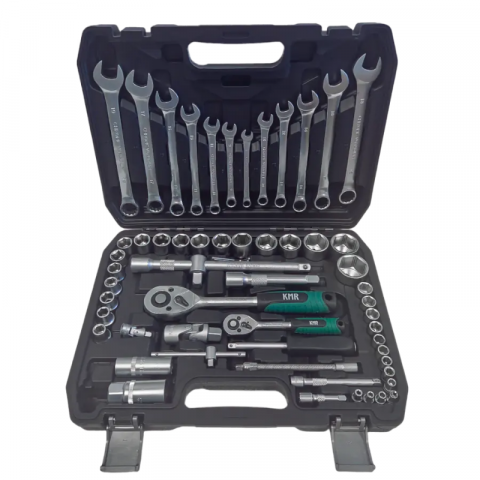 Chei si truse chei - Trusa de chei combinate 60 piese, set tubulare, 1/2", 1/4"