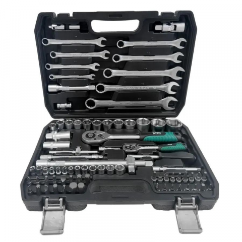 Scule si unelte - Trusa de chei combinate 82 piese, set tubulare, 1/2", 1/4"