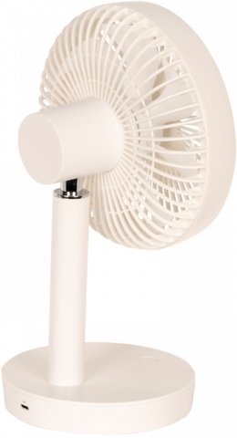 Ventilator de Birou cu Acumulator, 5W, 16cm Diametru, 4000mAh, 4 Trepte Viteza, Inclinare 40 grade [4]