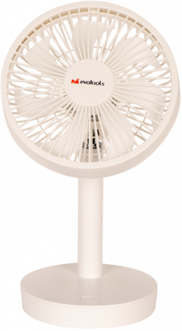 Ventilator de Birou cu Acumulator, 5W, 16cm Diametru, 4000mAh, 4 Trepte Viteza, Inclinare 40 grade [2]