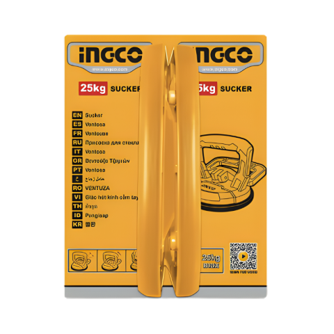 Ventuza Simpla, 11.5cm, Capacitate 25kg, Sticla/Gresie, Maner ABS [1]