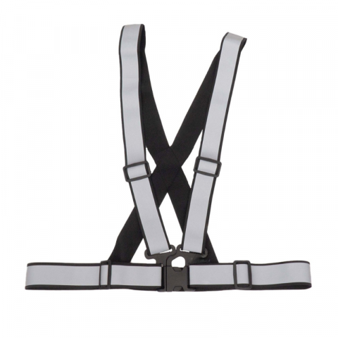 Vesta Reflectorizanta Neagra cu Centura de Siguranta