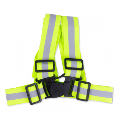 Accesorii si Echipamente Auto - Vesta Reflectorizanta Verde cu Centura de Siguranta, Certificat EN20471