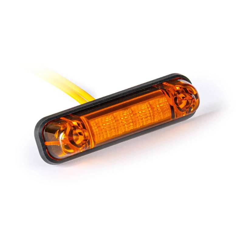 Lampa gabarit LED slim, 12-24V, alb, rosu, galben Galben
