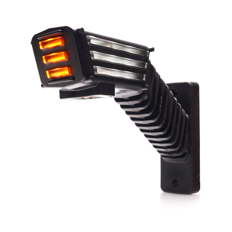 Lampa gabarit LED, brat lung, stanga/dreapta, 16cm, SPOT, 12-24V, IP6K9K Dreapta