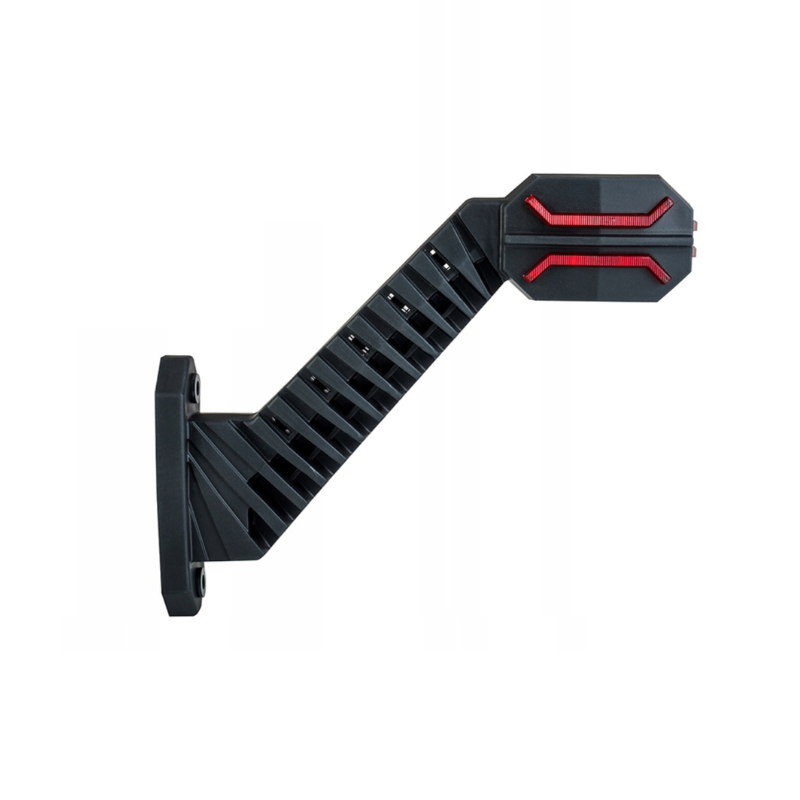 Lampa gabarit LED DRAGON, 3 funcții, 20cm, 12V 24V, prindere pe braț, IP 68 Dreapta