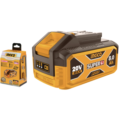 Acumulatori, baterii si incarcatoare scule electrice - Acumulator 20V 8Ah, Li Ion, compatibil P20S cu indicator LED, pentru scule electrice